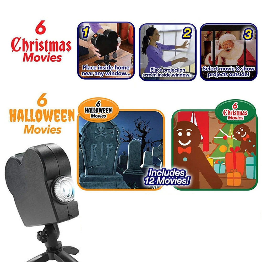 Festive Window Magic Projector