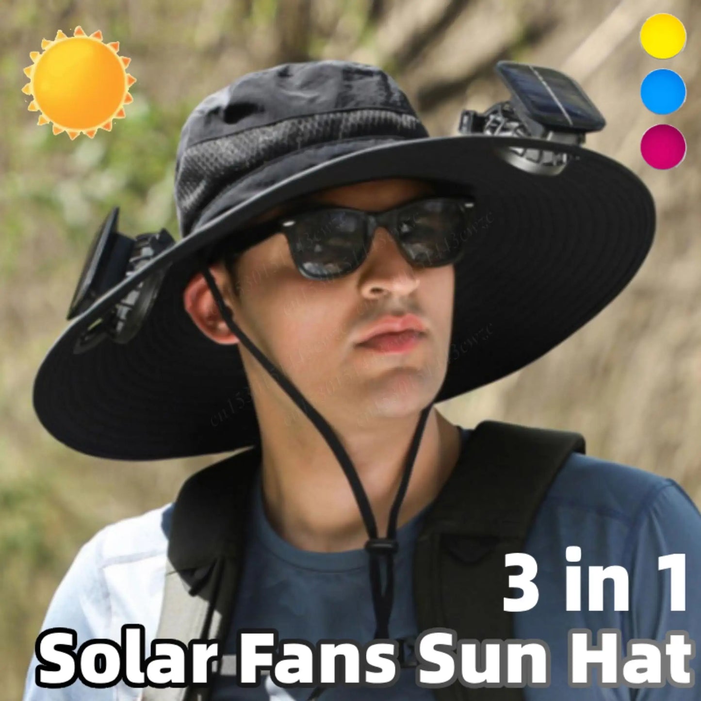 EZ Breezey Solar Sun Hat