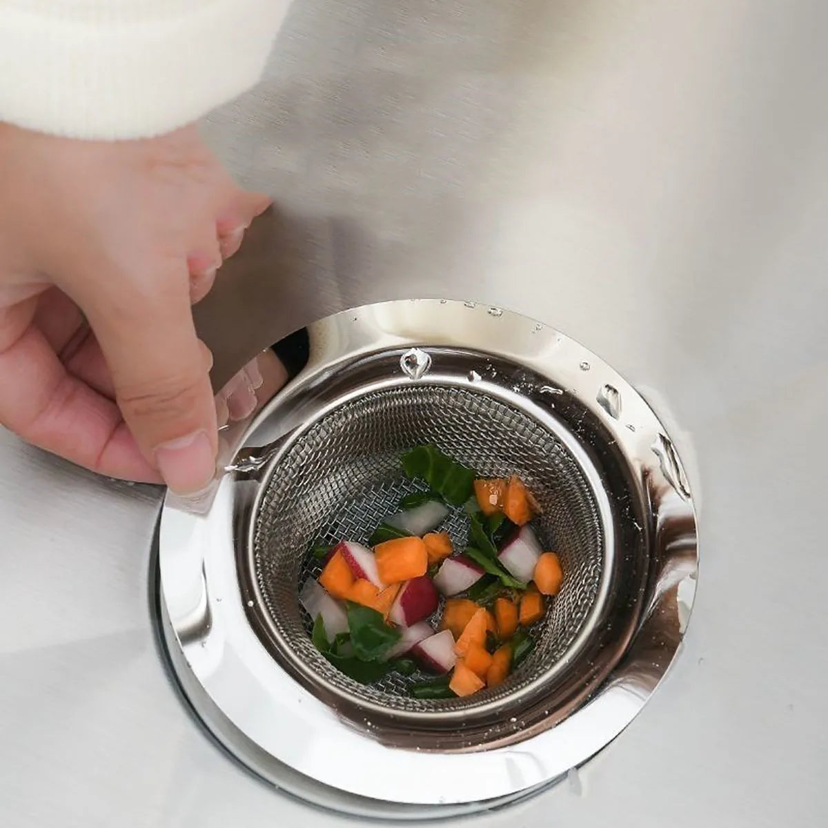 Stainless Steel Kitchen Sink Strainer – Stop Clogs Before They Start