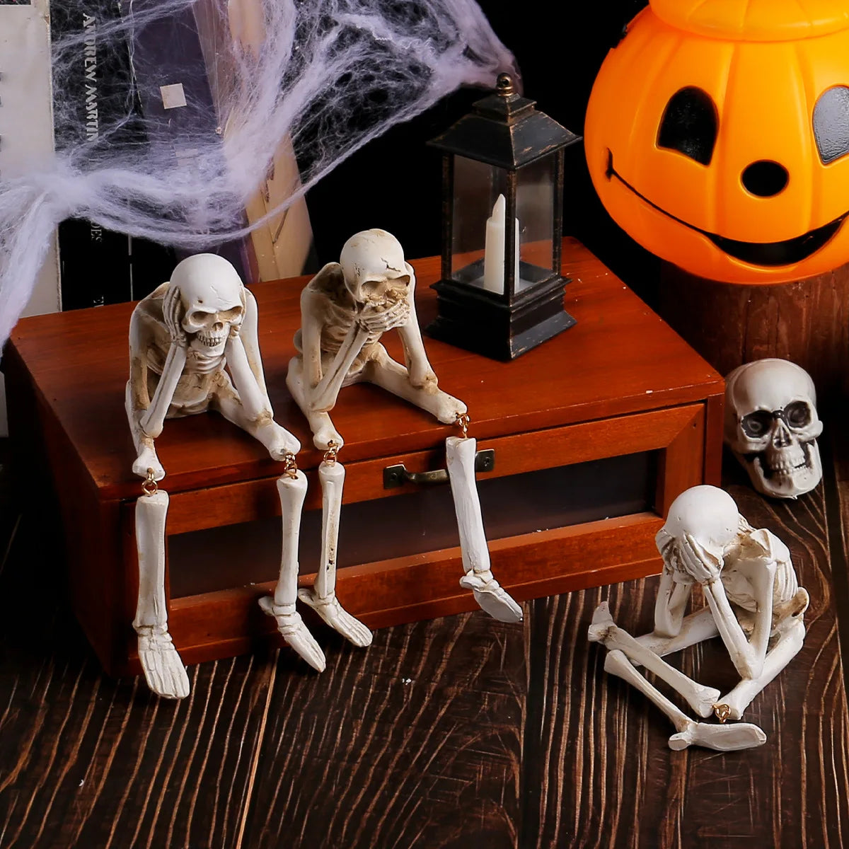 See No Evil, Hear No Evil, Speak No Evil—The Skeleton Trio You Need This Halloween