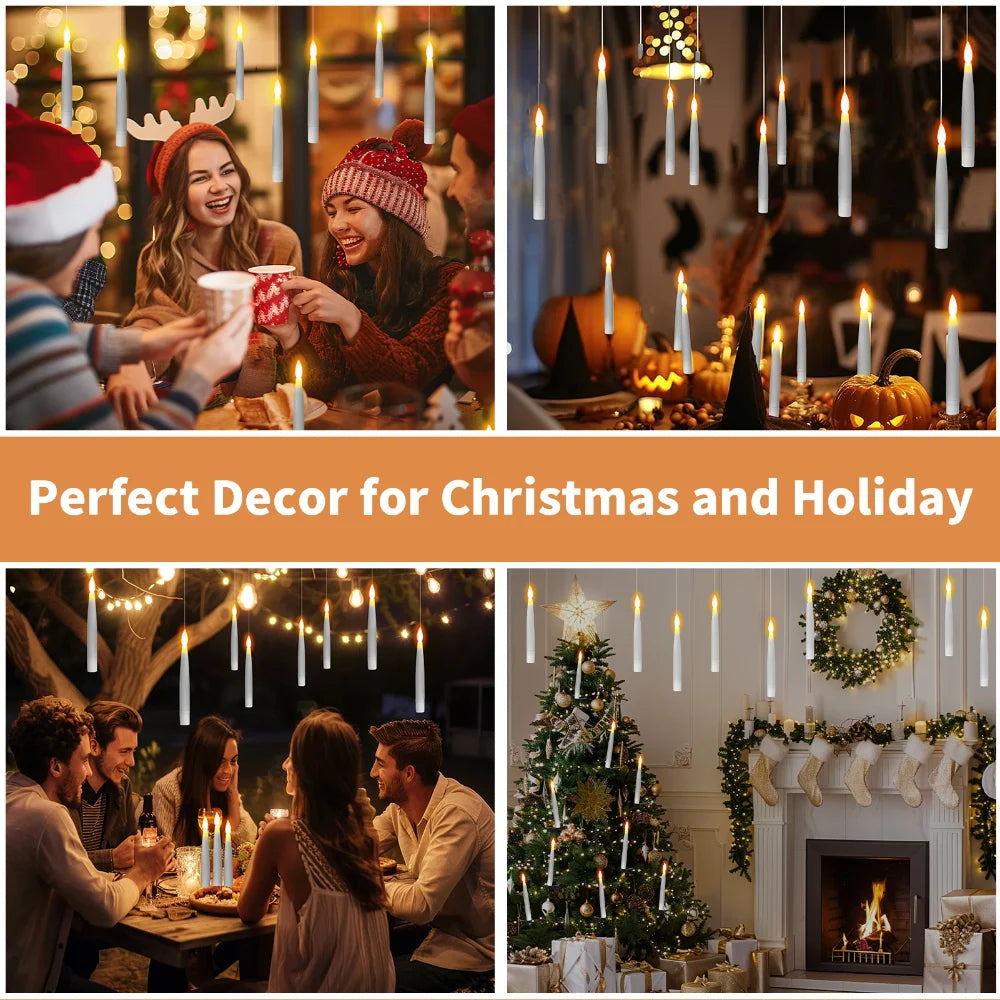 Enchanting LED Floating Candles. They Don’t Just Glow… They FLOAT.
