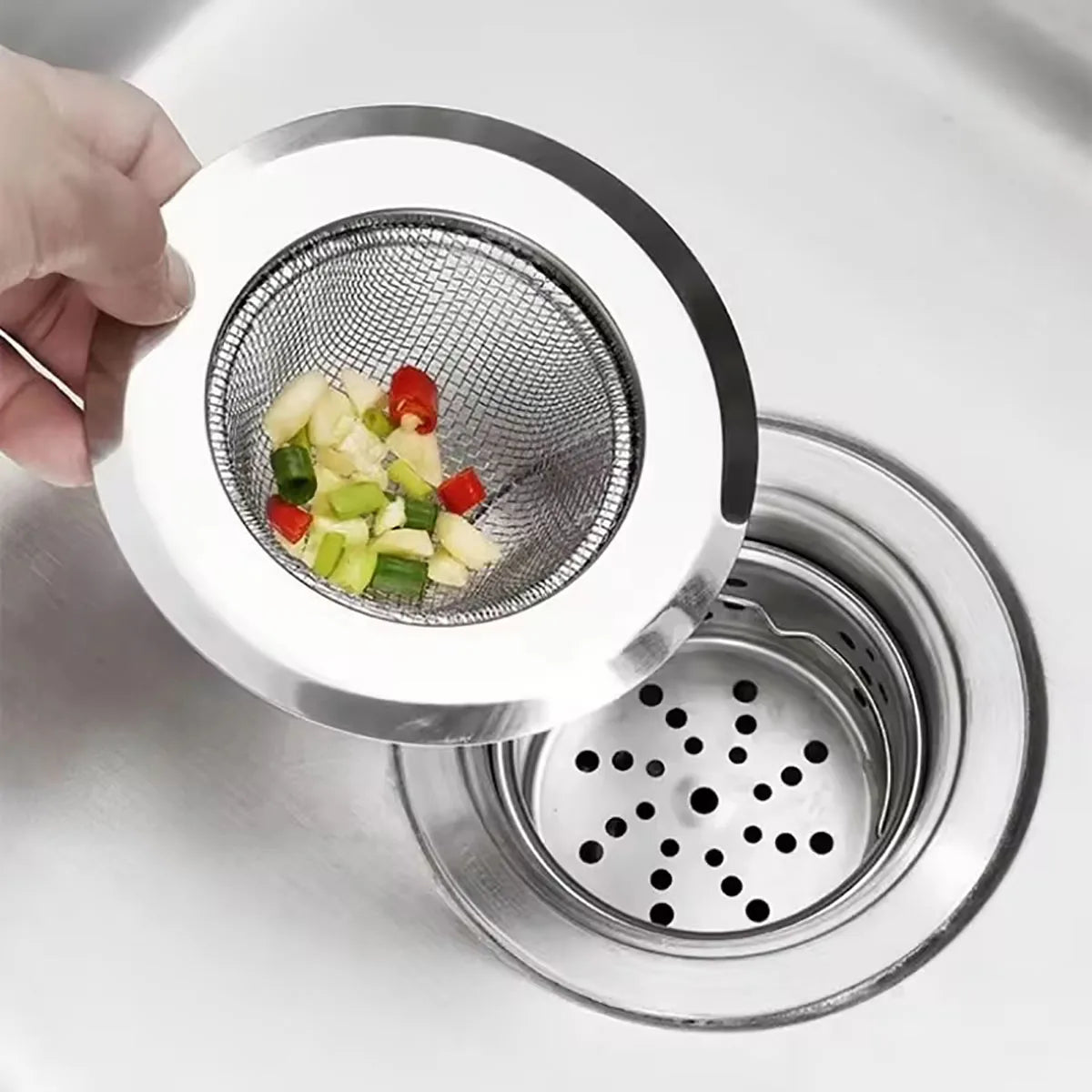 Stainless Steel Kitchen Sink Strainer – Stop Clogs Before They Start