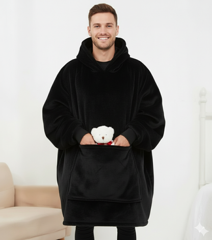 ToastyBoss™ Wearable Heated Hoodie Blanket