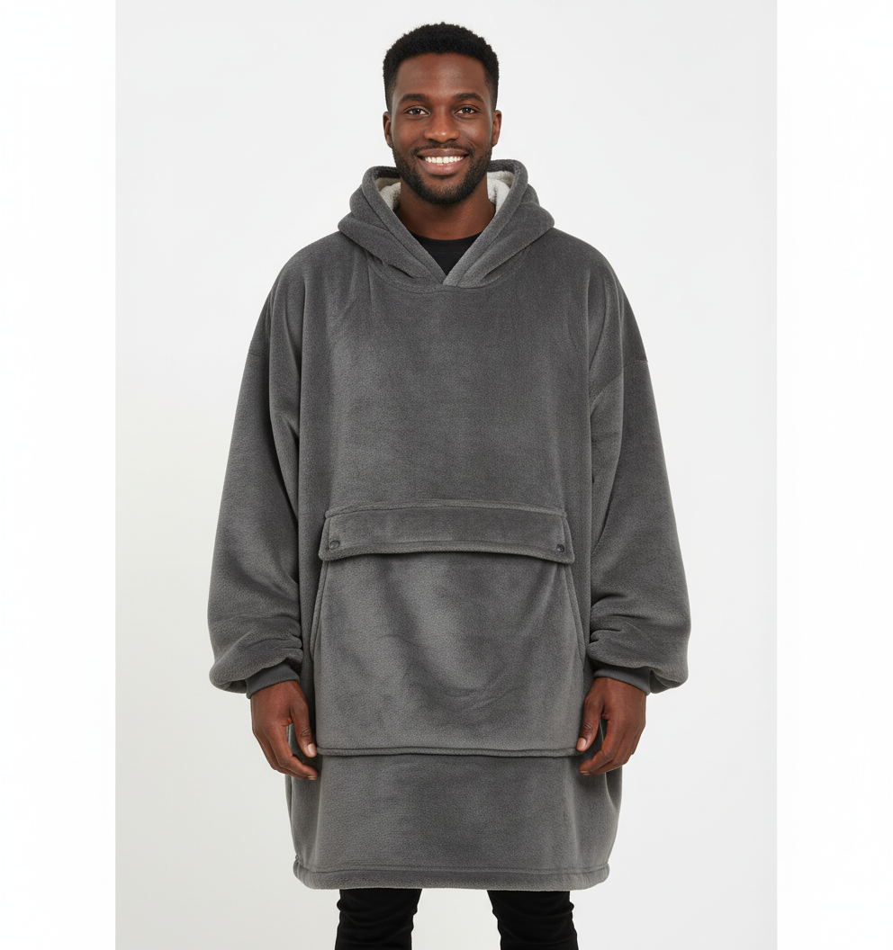 ToastyBoss™ Wearable Heated Hoodie Blanket