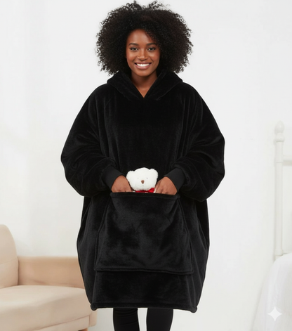 ToastyBoss™ Wearable Heated Hoodie Blanket