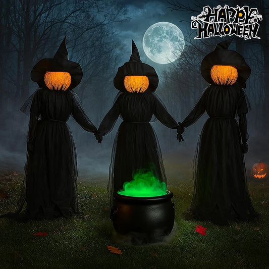 Spooky Witch Light Decor
