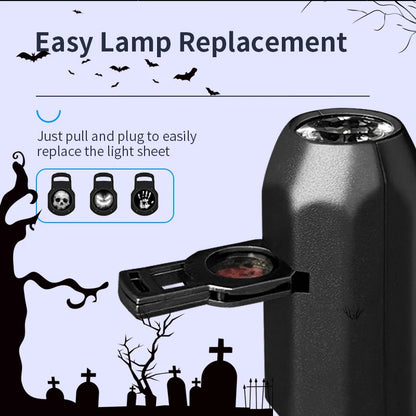 Spooky Ghost Projector Lamp - Bring the Haunted House Vibes Home – Instantly!