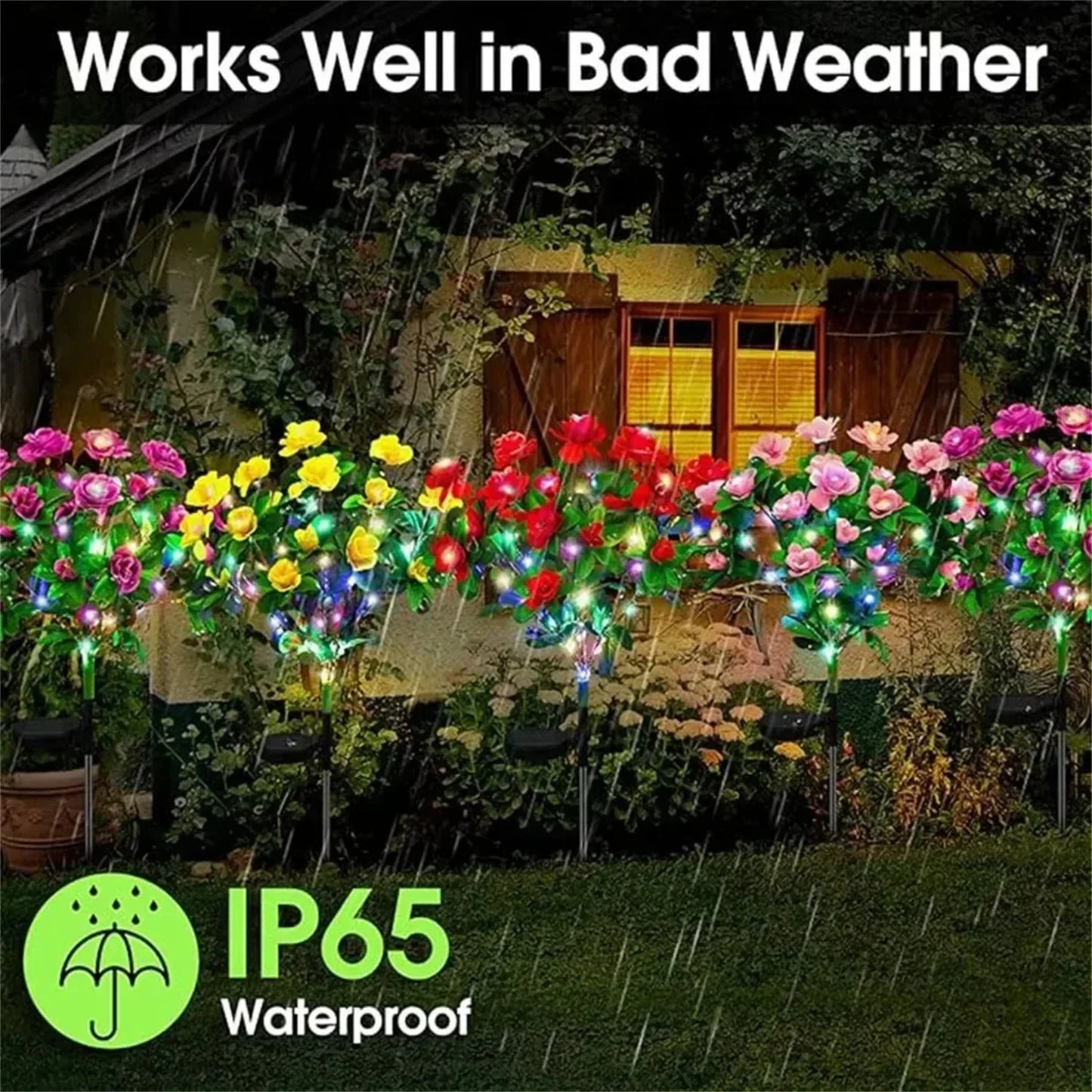 Colorful Solar Garden Lights