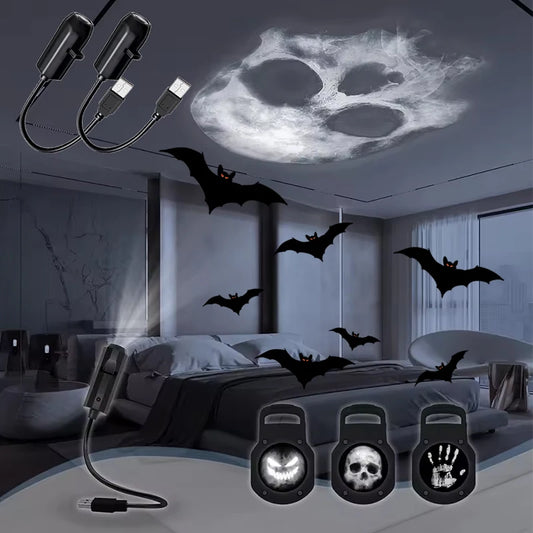 Spooky Ghost Projector Lamp - Bring the Haunted House Vibes Home – Instantly!