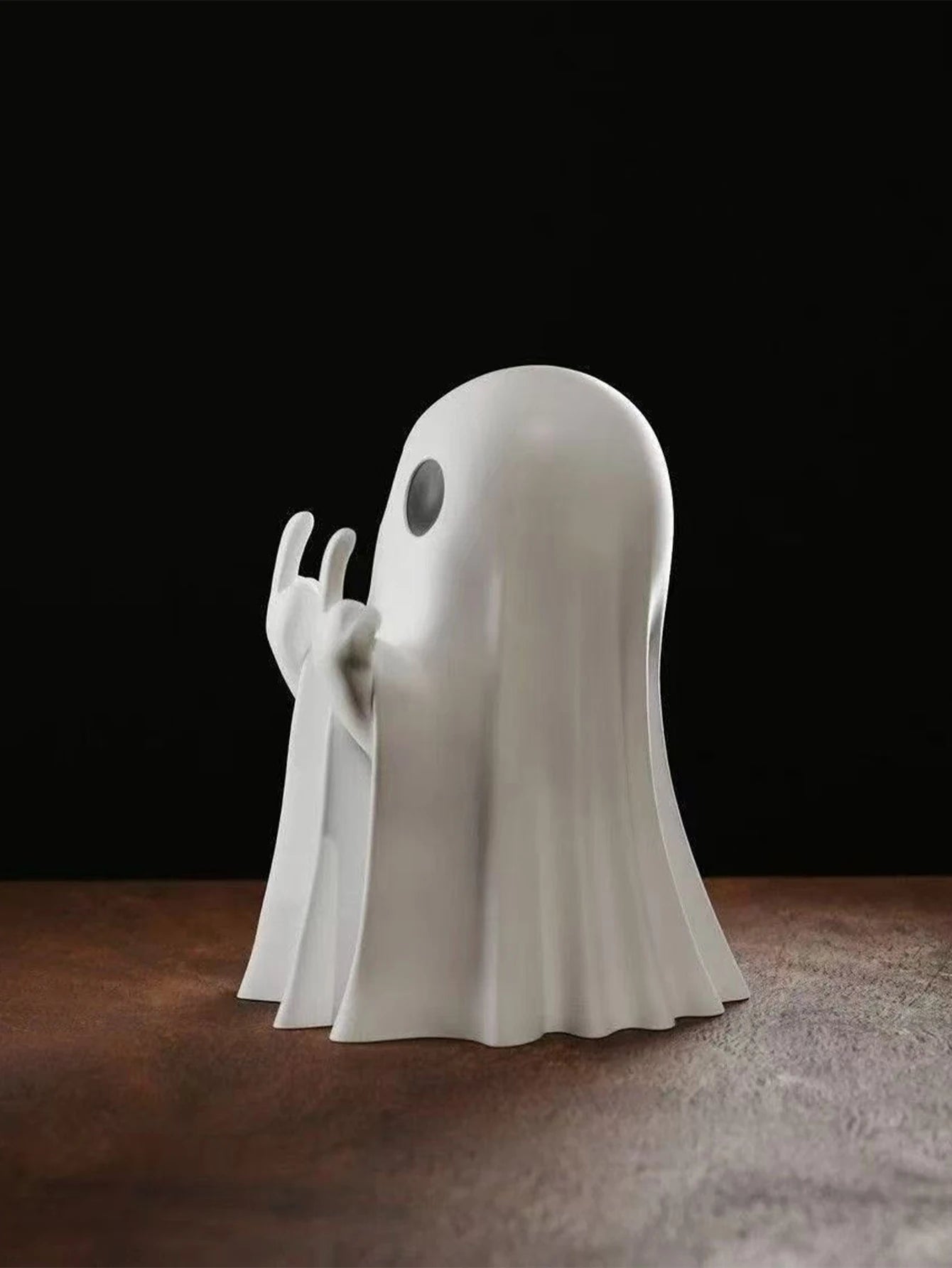 Spooky Middle Finger Ghost