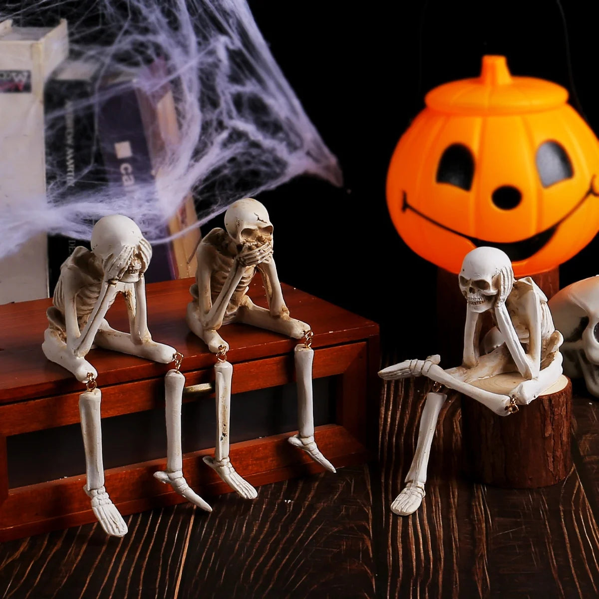 See No Evil, Hear No Evil, Speak No Evil—The Skeleton Trio You Need This Halloween