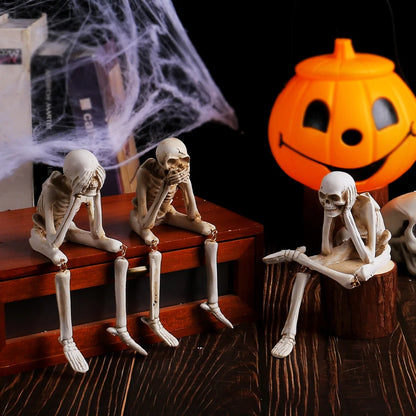 See No Evil, Hear No Evil, Speak No Evil—The Skeleton Trio You Need This Halloween