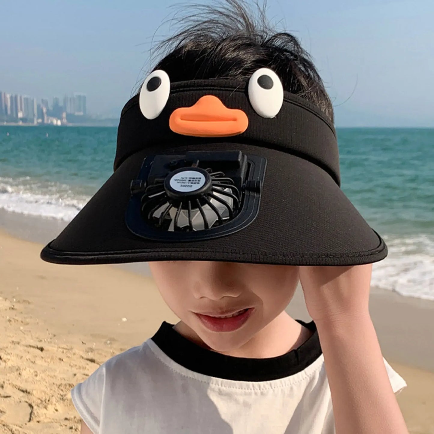 🧒 ChillHalo™  Lil’ Breeze – Viso Hat For Kids