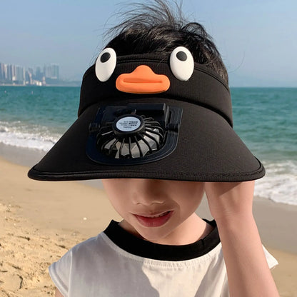 🧒 ChillHalo™  Lil’ Breeze – Viso Hat For Kids