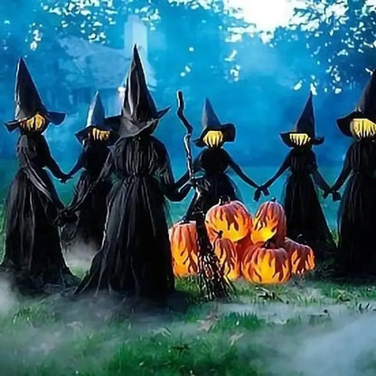 Spooky Witch Light Decor