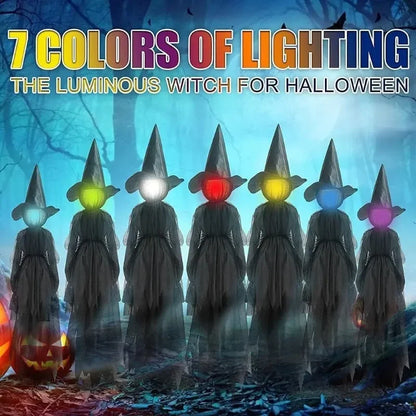 Spooky Witch Light Decor